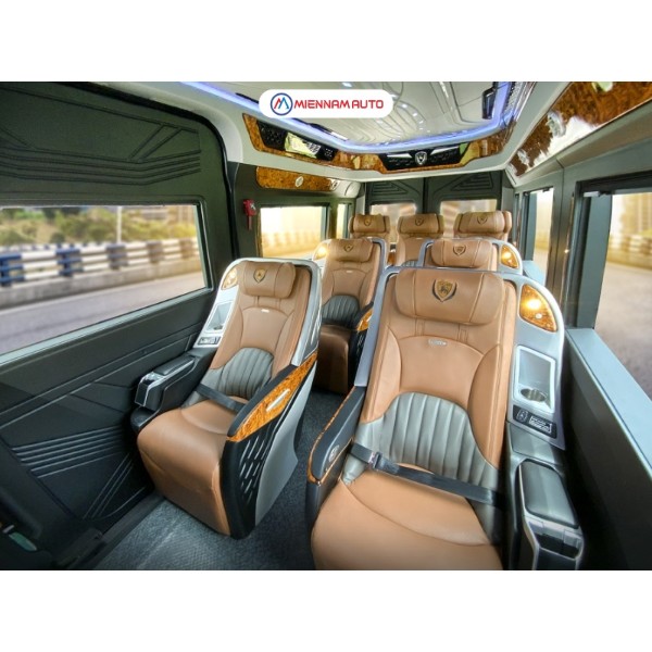 Thiết kế xe Solati Limousine thể hiện sự sang trọng và mạnh mẽ