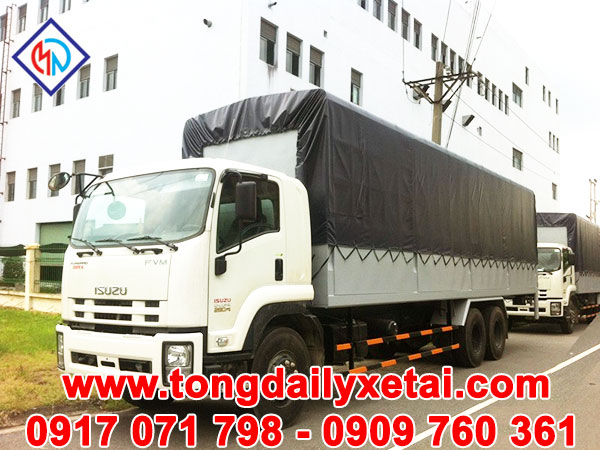 Xe Tải Isuzu FVM34W Mui Bạt (15 Tấn)