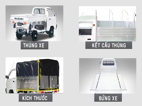 Xe Suzuki Truck Mui Bạt