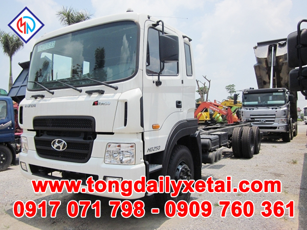 Xe Tải Hyundai HD250 – Cabin Chassi – 14 tấn