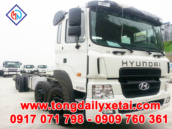 Xe Tải Hyundai HD320 19 Tấn Cabin Chassis