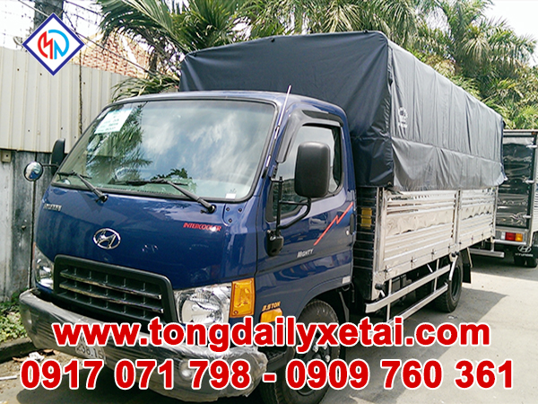 Xe Tải Hyundai HD72 Thùng Mui Bạt (3.4 Tấn)