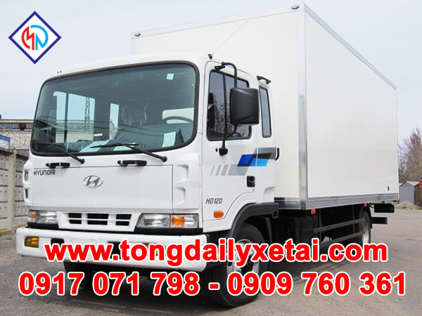 Xe Tải Hyundai HD120 Thùng Kín (5.5 Tấn)
