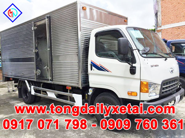 Xe Tải Hyundai HD88 Thùng Kín 2017