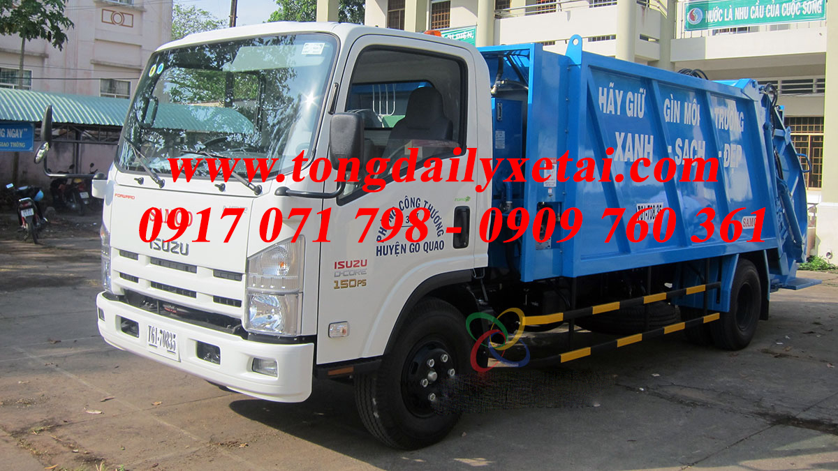 Xe ÉP Rác Cặp Thùng 8.5 Khối