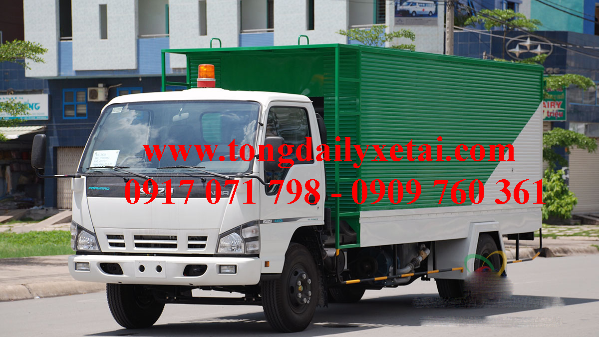 Xe Tải Isuzu NQR75L Hút Chất Thải 4 Khối