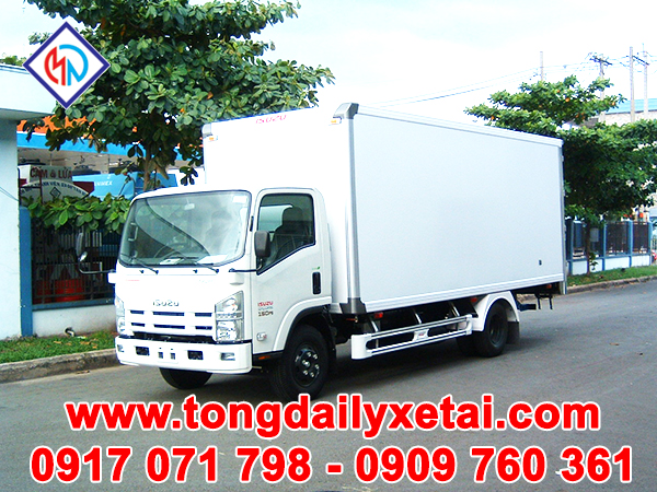 Xe Tải Isuzu 5.5 Tấn NQR75L Thùng Kín 2017