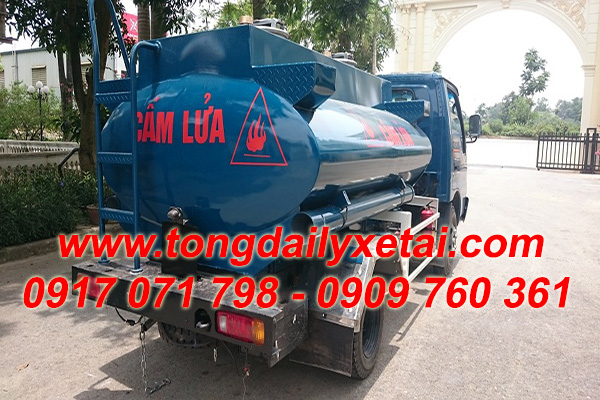 xe tải kia bồn chở xăng dầu 3m3