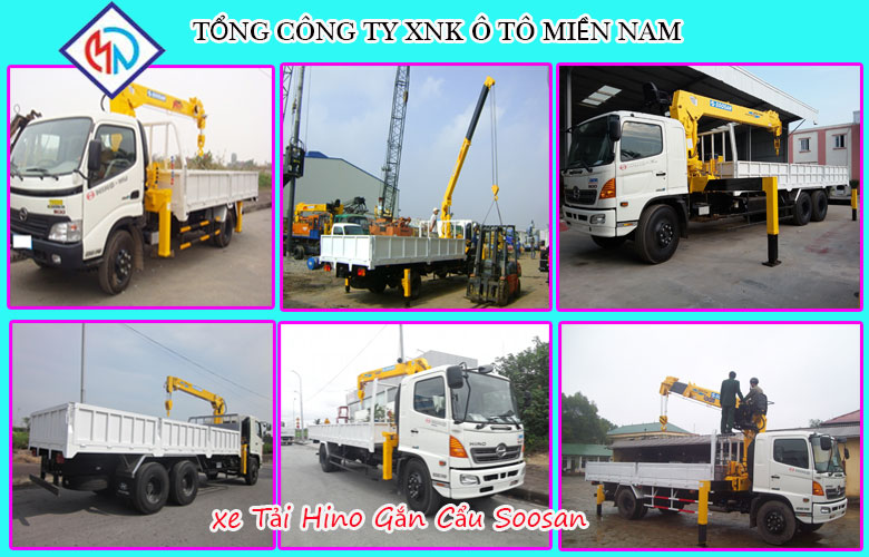 Xe Tải Hino Cẩu Soosan