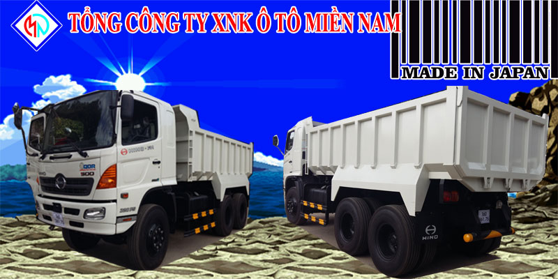 Xe Tải Hino 14 Tấn Ben Tự Đổ
