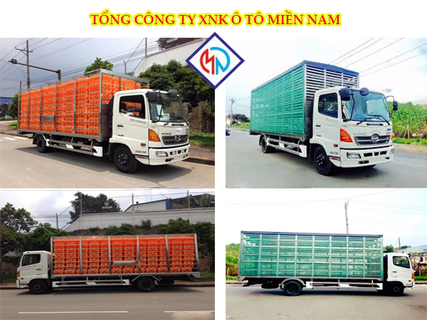 Xe Tải Hino Chở Gia Cầm