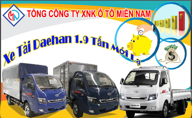 Xe Tải Daehan 1.9 Tấn