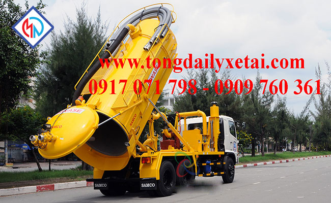 Thùng Xe Hino Hút Bùn