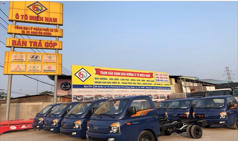 bán xe tải hyundai h150 trả góp