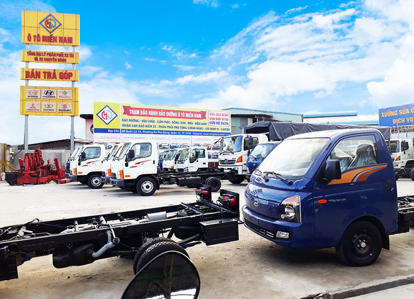  mua xe tải trả góp